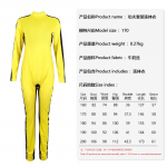 Halloweeni cosplay kost&uuml;&uuml;m Bruce Lee cosplay kollane kung fu &uuml;likond lavastus kost&uuml;&uuml;m 160 (adult) kollane