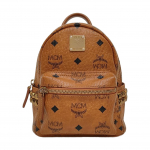 [Kasutatud] Klassikaline kolm-&uuml;hes kaetud l&otilde;uendist &otilde;la-crossbody-seljakott k&otilde;ikjal logodega ja naastudega - Hea #XT1YK4 ONE SIZE
