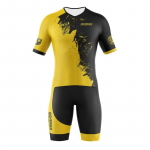 2026 Pro Triatlonisuit MEESTE L&uuml;hikeste varrukatega Skinsuit Maailma Triatloni R&otilde;ivad Ujumine Jalgrattas&otilde;it Jooks Skatamine V&auml;rvilised Riided 2XL