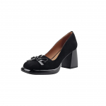 Naiste kingad Retro K&otilde;rged kontsad Liblika s&otilde;lm Ruudukujuline konts Kunstnahast seemisnahk T&ouml;&ouml;le elegantne 6-8cm Pumbad Tacones Para Mujer 2025 35 must