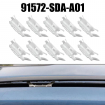 10tk Tuuleklaasi Katuseliistu Klambrid Honda Accord Civic Acura jaoks Valge ABS Katuseliistu Pandlad Siseviimistluse Lisatarvikud
