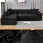 Sametdiivani kate Paks Elastne 1/2/3/4 Kohaline Diivan Elutuppa Sametine Pl&uuml;&uuml;s L-kujuline Nurgadiivani Kate Diivanikate 1 SEAT (90-140CM)