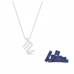 Swarovski Zodiac II Skorpion Metallist T&auml;hekuju Kaelakee Naistele H&otilde;bedane F-Original brand box