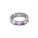 Swarovski Matrix Kolmnurkne L&otilde;ige Kristall 925 H&otilde;bedast S&otilde;rmus Naiste 5608531 h&otilde;be