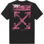 OFF WHITE Impressionism Diagonaalne &Scaron;ablooniga T-s&auml;rk OMAA038R191850151028 XL must
