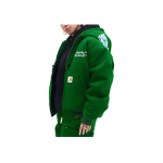 Carhartt WIP X Awake NY Koost&ouml;&ouml; SS23 Eeskirjade Prindiga Avatud Disain Kapuutsiga Pingutusn&ouml;&ouml;riga Jakk Unisex Jakk Roheline I031717-1CF-02 XS