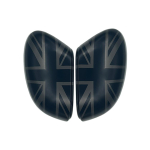 2 tk/komplekt Must lipp Auto kere V&auml;limised tahavaatepeegli katted MINI COOPER U25 F66 F65 F67 jaoks Autotarvikud cnjaw55 For U25 F65 F66 F67