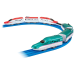 Takara Tomy Plarail E5 seeria Shinkansen E6 seeria Shinkansen &Uuml;henduskomplekt Vanus 3+ ja Gacha-to (Rongi m&auml;nguasi) - blue