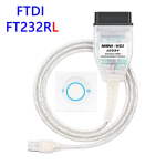Mini VCI V18.00.008 Toyota OBD2 autodiagnostika kaabel J2534 FTDI FT232RL TIS Techstream Autoskanneri t&ouml;&ouml;riistad Viimane versioon FT232RQ white