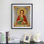 5D Teemantristpistete komplekt Teemanttikandid Kodukaunistused Maria kodu mosaiikmuster 20X30CM