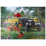 Teemanttikandid Maaling &Otilde;unapuuaed Farm Traktor Teemantmaal Ristpistes Rhinestone 20X30CM