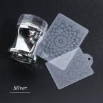 3 tk silikoonist k&uuml;&uuml;netempli kaabitsakomplekt, metallist k&auml;epidemega k&uuml;&uuml;nekunsti templi manik&uuml;&uuml;ri pildiplaadi t&ouml;&ouml;riist