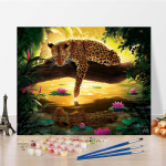 DIY maalimine numbrite j&auml;rgi Digitaalne &otilde;limaal Hobid &Otilde;limaal Kujutav kunst Numbrid &Otilde;limaal Numbrite maalimine Kodukaunistamine 40x50cm no frame