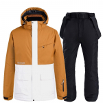 Uus naiste suusakost&uuml;&uuml;m talispordiala hingav soe tuulekindel veekindel suusatamine lumelauajope ja p&uuml;ksid meeste suusakomplekt lumekost&uuml;&uuml;m S