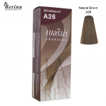 BERINA HAIR COLOR CREAM P&uuml;siv&auml;rv A1-A47 60 g. - Tai A26 Natural Brown