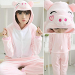 Loomakass Tiiger Kigurumi &Uuml;kssarvik Onesie T&auml;iskasvanud Teismelised Naiste Meeste Pidžaamad Naljakad Flanellist Soe Pehme Magamisriietus &Uuml;heosaline Jumpsuit Cosplay Kost&uuml;&uuml;m l