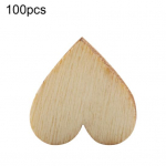 100 tk. Puidust armastusega s&uuml;damekujulised nupud laua hajutav k&auml;sit&ouml;&ouml; pulmakaunistus