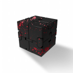 Fidget Infinity Cube m&auml;nguasi, alumiiniumsulamist metallist Infinity Cube vidinad m&auml;nguasjad t&auml;iskasvanutele, maagiline kuubik stressi ja &auml;revuse leevendamiseks 3.8*3.8*3.8cm