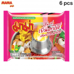 Mama Instant Rice Vermicelli Yentafo Tom Yum Moh Fai Flavor 55 gx 6 tk / 12 tk / 24 tk - Tai toit 55 g x 6 pcs