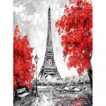 5D t&auml;ispuurteemanttikandid ristpistega t&auml;navateemantmaaling maastiku mosaiik Eiffeli torni k&auml;sit&ouml;&ouml; kodukaunistus Full Round 20x30CM
