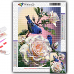 DIY 5D Teemantmaaling Lilled Potitaimed Ristpistekomplekt T&auml;ispuurimine Tikand Mosaiik Kunst Pilt kividest Kingitus Full Round 20X30CM