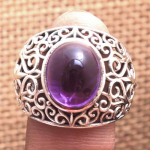 Naiste s&otilde;rmus, v&auml;&auml;riskivide ehted, k&auml;sitsi valmistatud s&otilde;rmus, Statement ehted, amet&uuml;stist s&otilde;rmus 11 lilla