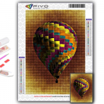 Populaarne 5D isetehtud ristpistes kuuma&otilde;hupalliga maalimine t&auml;ispuur-ristpistes k&auml;sit&ouml;&ouml;komplekt seinakleebis Kodukaunistus Full Round 20X30CM