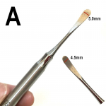 Kahe otsaga titaanist hambaimplantaadi luu&uuml;mbrise lifti eraldaja peristeel jagamist&ouml;&ouml;riist hambaarsti t&ouml;&ouml;riistade peegeldamiseks ja sisset&otilde;mbamiseks 1 piece A