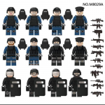 M8029A s&otilde;jav&auml;e ehitusplokkide komplekt Piirivalve r&uuml;ndej&otilde;udude minifiguuri ehitusploki m&auml;nguasjad