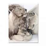 Aafrika l&otilde;vipere visandid Seinakunst Plakatid ja v&auml;ljatr&uuml;kid Loomad L&otilde;uendmaalingud seinal L&otilde;vipildid Kodukaunistus 20x30cm no frame