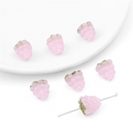 1 tk glasuur viinamarjahelmed ripatsv&otilde;rud ehete valmistamiseks k&auml;ev&otilde;ru kaelakee isetehtud k&otilde;rvar&otilde;ngad lahtised helmed klaastarvikud