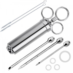 Lihamarinaadi pihusti 304 roostevabast terasest 3 n&otilde;ela kastmega maitsestamine BBQ suitsuahi grill metsaline kalkun h&otilde;be