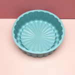 8-tolline silikoonist koogivorm &uuml;mmargune &uuml;hev&auml;rviline pestav mittedeformeeruv silikoonvormis ahjus k&uuml;psetamine sinine