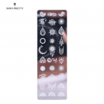 Praktiline k&uuml;&uuml;neplaadi k&uuml;&uuml;nte kaunistused Stamper korduvkasutatav mini-lehtede lilletr&uuml;kk 11