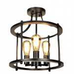 Retro Ameerika vintage kroonl&uuml;htri laevalgusti talumaja elutuba s&ouml;&ouml;gituba verandalamp k&ouml;&ouml;gi laualamp E14 laelamp must