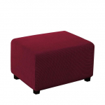 Jacquard Ottomani v&auml;ljaheite kate Stretch jalatoe tolmukaitse elutuppa Pehme libisemisvastane toolide kaitse L / Xl suuruses kodukaunistus L Size veini