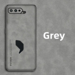 ASUS ROG Phone 7 PRO &uuml;mbrisele Luksuslik lambanahast PU-nahast matt silikoonkate For ROG Phone7 p&otilde;rutuskindel p&otilde;rkeraua kaitsekate For ROG Phone 7 Pro punane