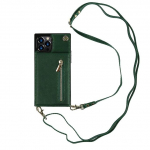 Vertikaalne klapp nahast &uuml;mbris iPhone'i jaoks 14 13 11 12 Pro Xs Max Mini Xr X 6 6s 7 8 Plus T&otilde;mblukuga kaardipesad Risti korpuse rihm For iPhone 7 8 punane