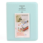 64 taskut 3-tolline minifilmi fotoalbum Fujifilm Instax Mini jaoks 11 9 8 7 s 70 25 90 kiirkaamera kogumine. helesinine v&auml;rv