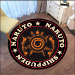 Multifilm Naruto Print Laste vaibaala Vaibad &Uuml;mmargune Anime vaip elutoa p&otilde;randamatt Flanellist libisemisvastast matt 60cm