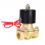 AC110V 1/2-tolline messingist elektriline solenoidklapp Vesi &otilde;hk k&uuml;tused gaas Tavaline suletud uus