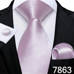 Meeste lipsu valge lilleline prossikomplekt korsa-rev&auml;&auml;riti Boutonniere ametlik &auml;rilipsu komplekt N-7863