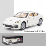 1/24 Scale Panamera mudelauto m&auml;nguasi, tsingisulamist tagasit&otilde;mmatav m&auml;nguauto heli ja valgusega lastele poisile t&uuml;drukule kingitus 1/24-20.5x9x5.8cm
