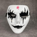 Lastemask Halloweeni rekvisiidid Maskeraadi kogu n&auml;omask Hip-hop t&auml;iskasvanutele k&auml;sitsi maalitud valge t&auml;navatantsu meeste t&auml;iskasvanute mask style 1