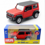 1:26 skaalaga Suzuki Jimny sulamist automudel, heli ja valguse tagasit&otilde;mbamise kollektsiooni simulatsiooniga maastikuvalatud s&otilde;idukid, autom&auml;nguasjad lastele 1/26-14x6.5x6cm punane