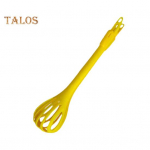 3-&uuml;hes multifunktsionaalne munavahustaja toidukinnitust&ouml;&ouml;riist Mugav k&auml;epide, mis ei libise munade k&uuml;psetamiseks ja segamiseks kollane