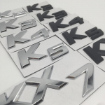 1tk kvaliteetset 3D metallist K2 K3 K4 K5 KX7 auto poritiiba embleem K&uuml;lg Tagumine pagasiruumi m&auml;rgi kleebis Kleebis Auto tarvikud K3