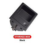 51168217953 BMW 3. seeria E46 318I 320I 1998-2006 auto keskkonsooli veetopsihoidja joogipudelihoidja m&uuml;ndile Black-Storage Box black