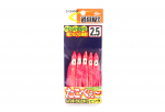 Sasame P-421 Rubber Squid Pink Glitter 2,5 tolli (2538) DC