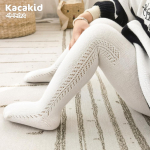 0&ndash;5-aastased suvised v&auml;ikelaste sukkp&uuml;ksid t&uuml;drukutele Moodsad silmkoelised soonikkoes vasts&uuml;ndinud sukkp&uuml;ksid, t&auml;isv&otilde;rgust retuusid t&uuml;drukutele XS valge